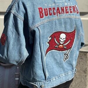 Custom Tampa‎ Bay Buccaneers Jean Jacket